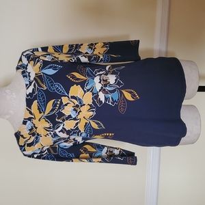 CHARTER CLUB floral top PM